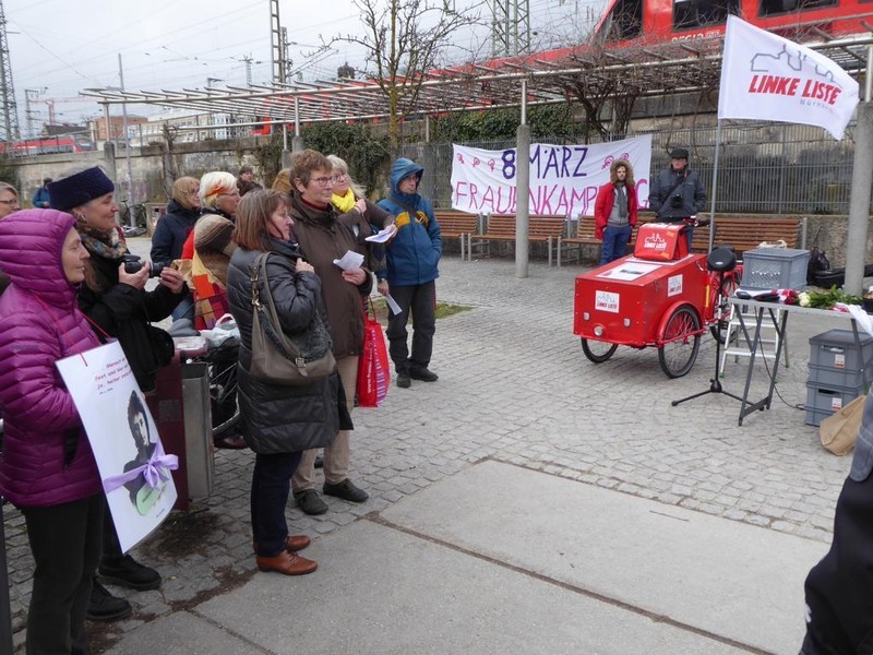 Bild: Linke Liste - Aktion für den Helene-Gruenberg-Park am Frauentag